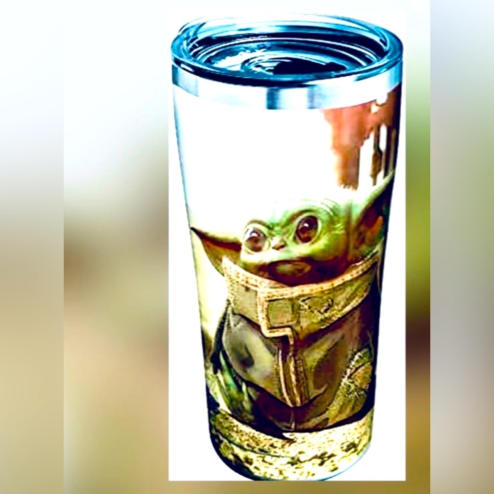 Star Wars Stainless Steel Tumbler Mandalorian The Child/Baby Grogu Yoda …
